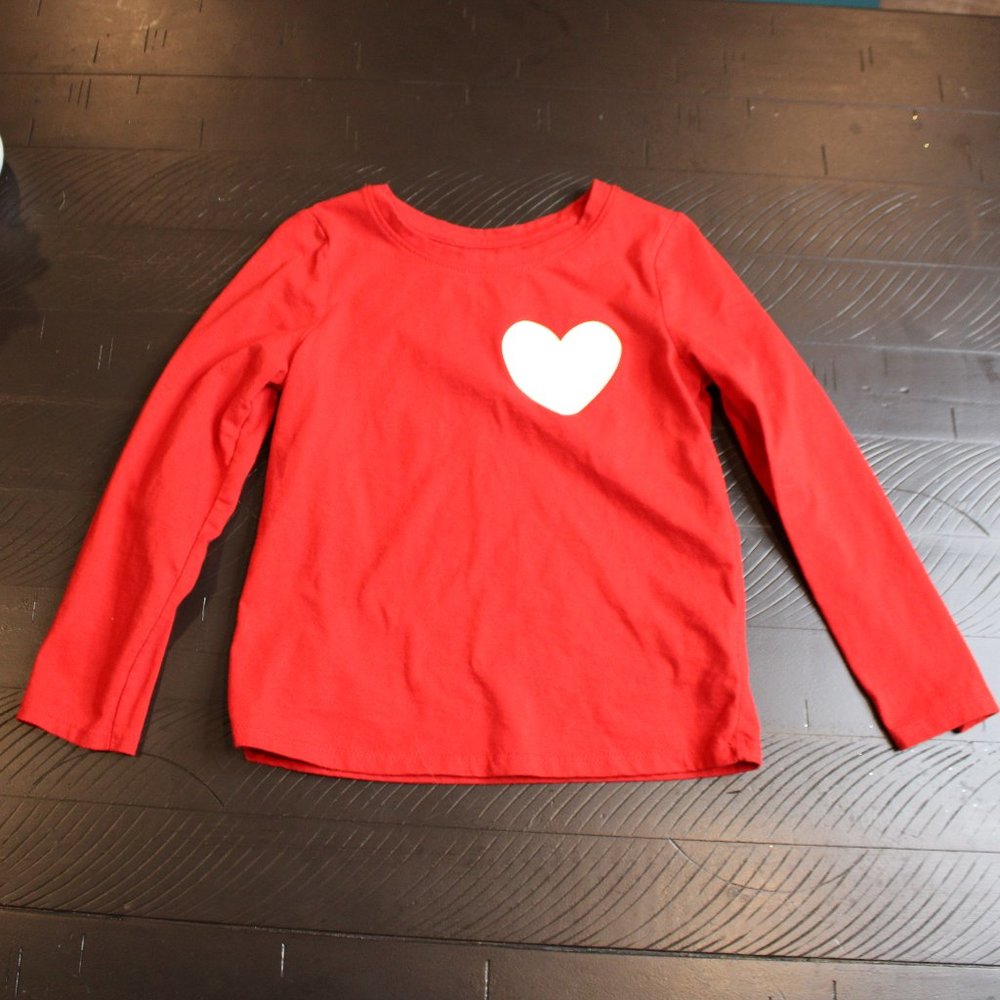 Cat & Jack Little Girl Long Sleeve Tee sz 5T
